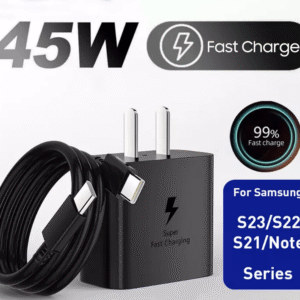 45W Super Fast Wall Charger + USB 6FT Cable