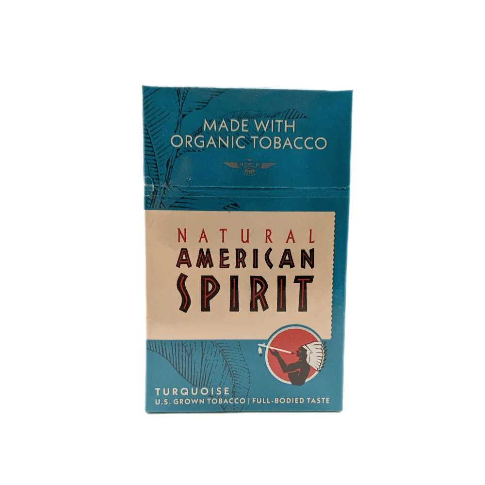 American Spirit Organic Turquoise Box