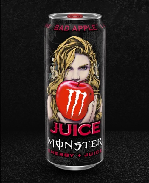 Monster Energy Juice, Bad Apple Juice + Energy Drink 16 Fl Oz Monster Energy Juice, Bad Apple Juice + Energy Drink 16 Fl Oz