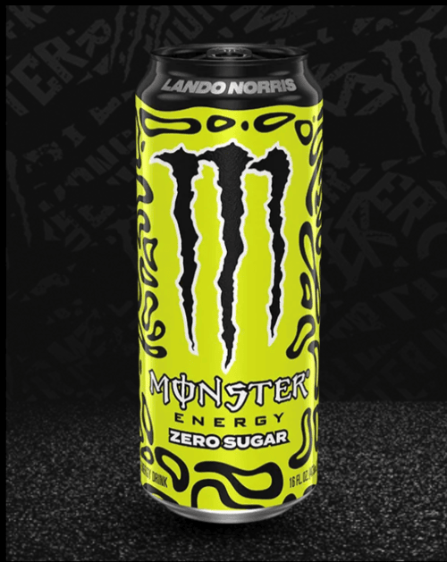 Monster Energy Zero Sugar, Lando Norris, Sugar Free Energy Drink, 16 fl oz Monster Energy Zero Sugar, Lando Norris, Sugar Free Energy Drink, 16 fl oz