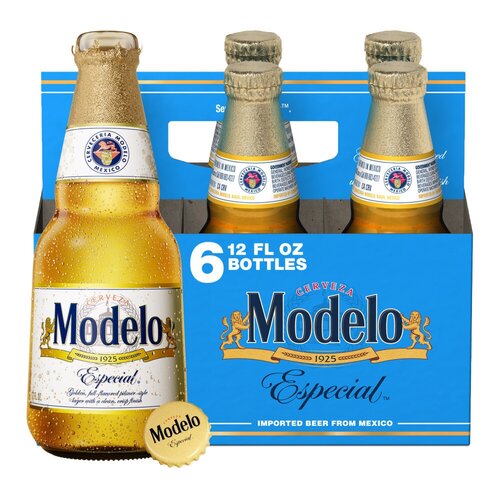 Modelo Especial Lager Beer 6pk 12 Fl Oz Bottles