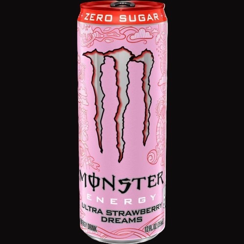 Monster Energy Ultra Strawberry Dreams Sugar Free Energy Drink 12 Fl Oz