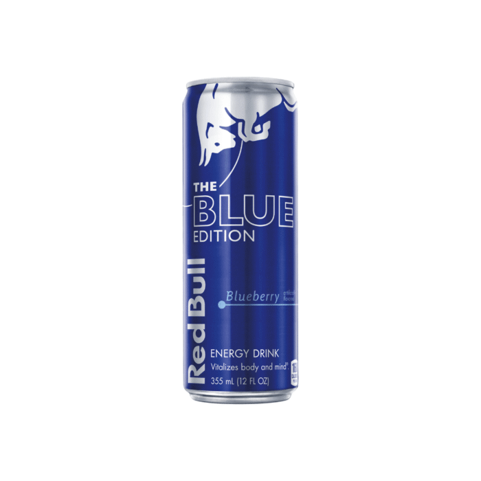 Red Bull Blue Edition Energy Drink, Blueberry, 80mg Caffeine, 8.4 Fl Oz Can