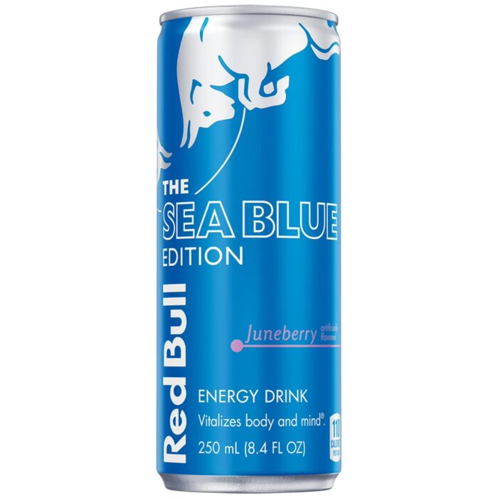 Red Bull Sea Blue Edition Energy Drink, Juneberry, 80mg Caffeine, 8.4 Fl Oz Can Red Bull Sea Blue Edition Energy Drink, Juneberry, 80mg Caffeine, 8.4 Fl Oz Can