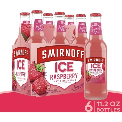 Smirnoff Malt Beverage - Ice - Raspberry Burst 6