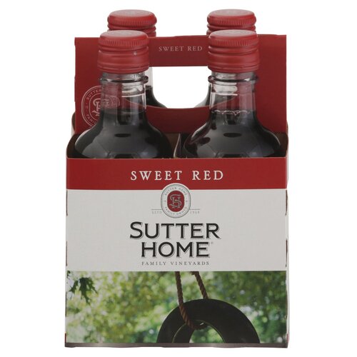 Sutter Home Sweet Red Red Wine 4 Pack 187 ML