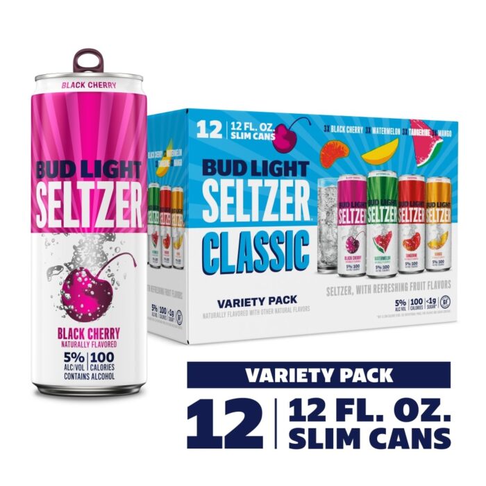Bud Light Hard Seltzer Original Variety Pack 12 Slim Cans Bud Light Hard Seltzer Original Variety Pack 12 Slim Cans