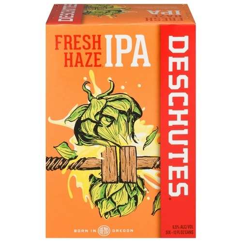 Deschutes Fresh Haze Hazy IPA Beer - 6pk/12 Fl Oz Cans
