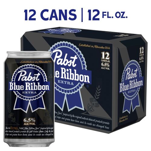 Pabst Blue Ribbon Extra Beer - 12pk/12 Fl Oz Cans