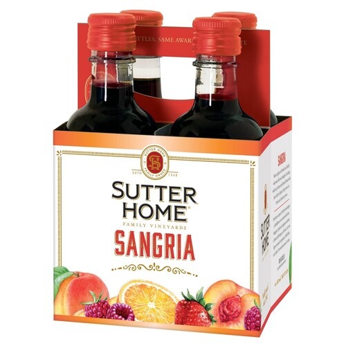 Sutter Home Sangria Wine - 4pk/187ml Bottle