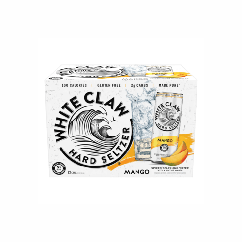 White Claw Hard Seltzer Mango Spiked 12 Pack