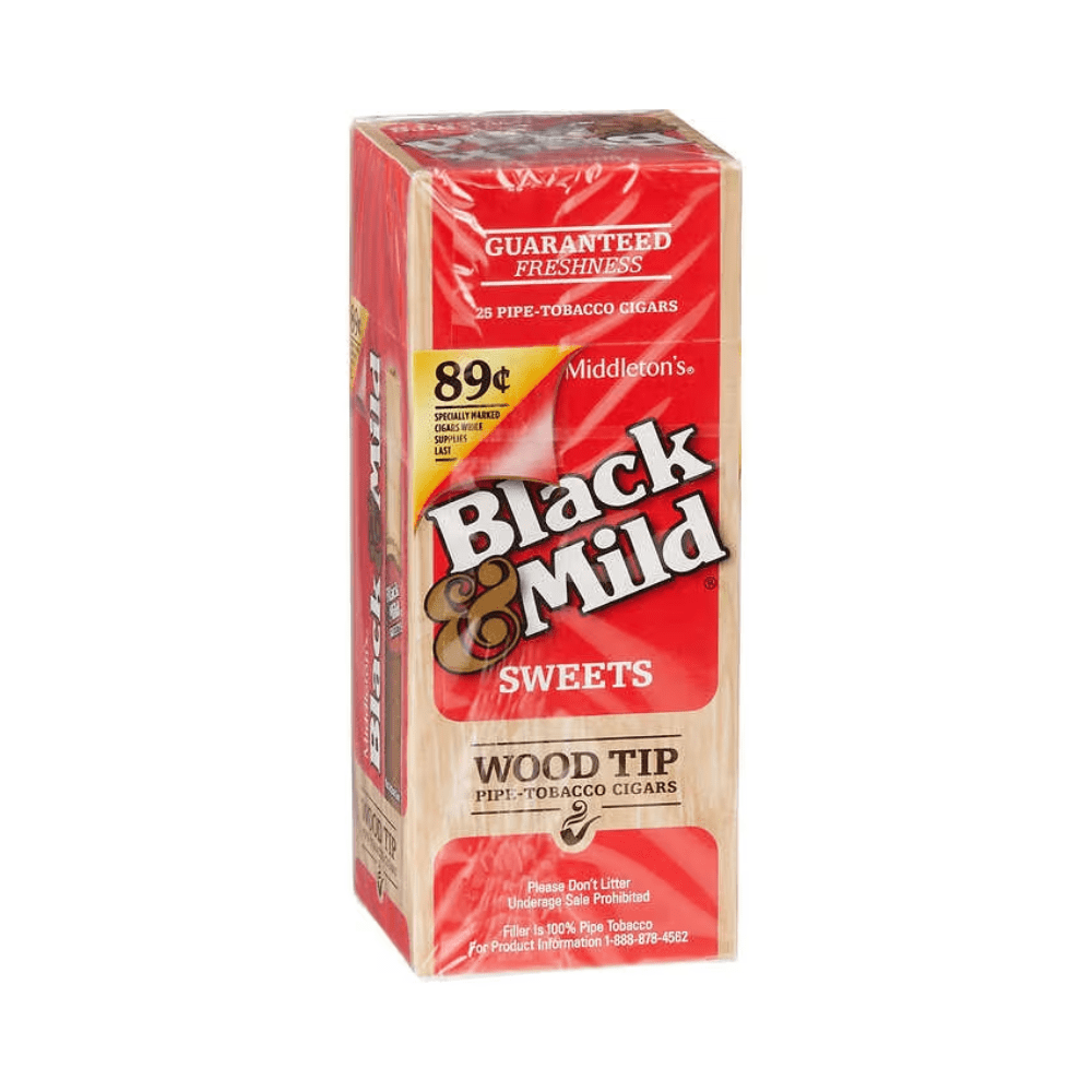 Black mild cigars bm wood tip swt 119