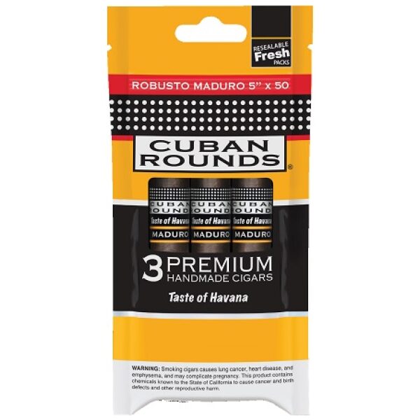 Cuban rounds robusto maduro 48x7 83pk