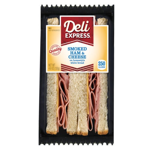 Deli express sandwich smoked ham cheese