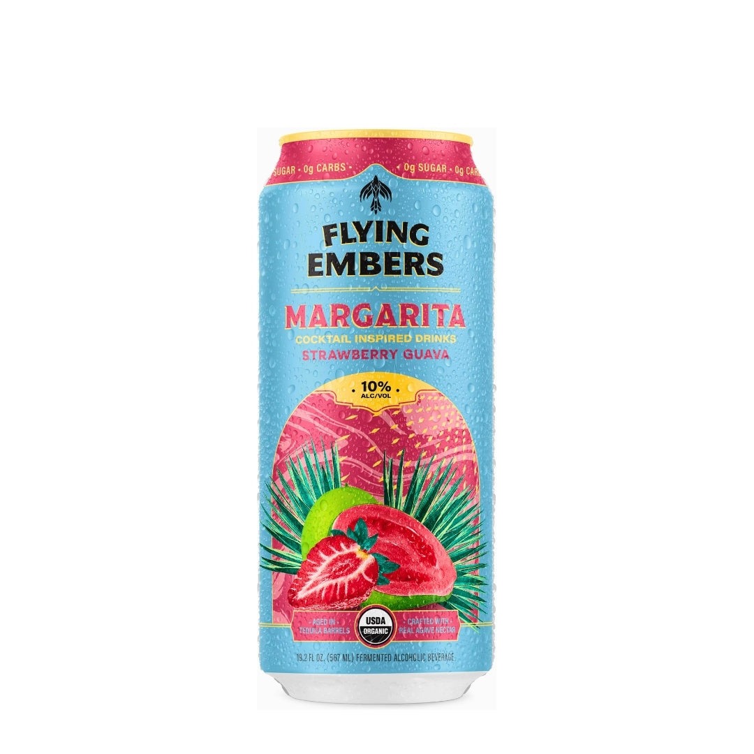 Flying embers margarita strawberry guava cocktail