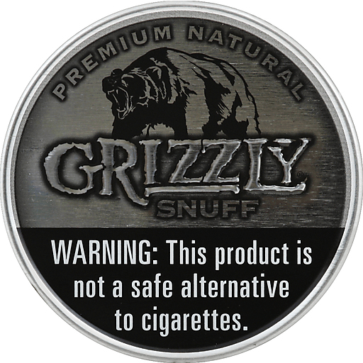 Grizzly snuff moist premium natural