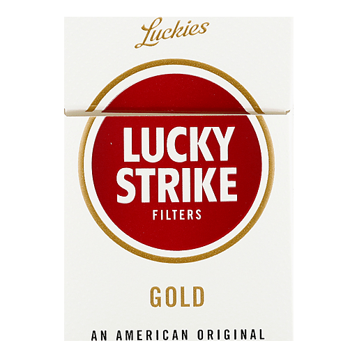 Lucky strike filters gold cigarettes