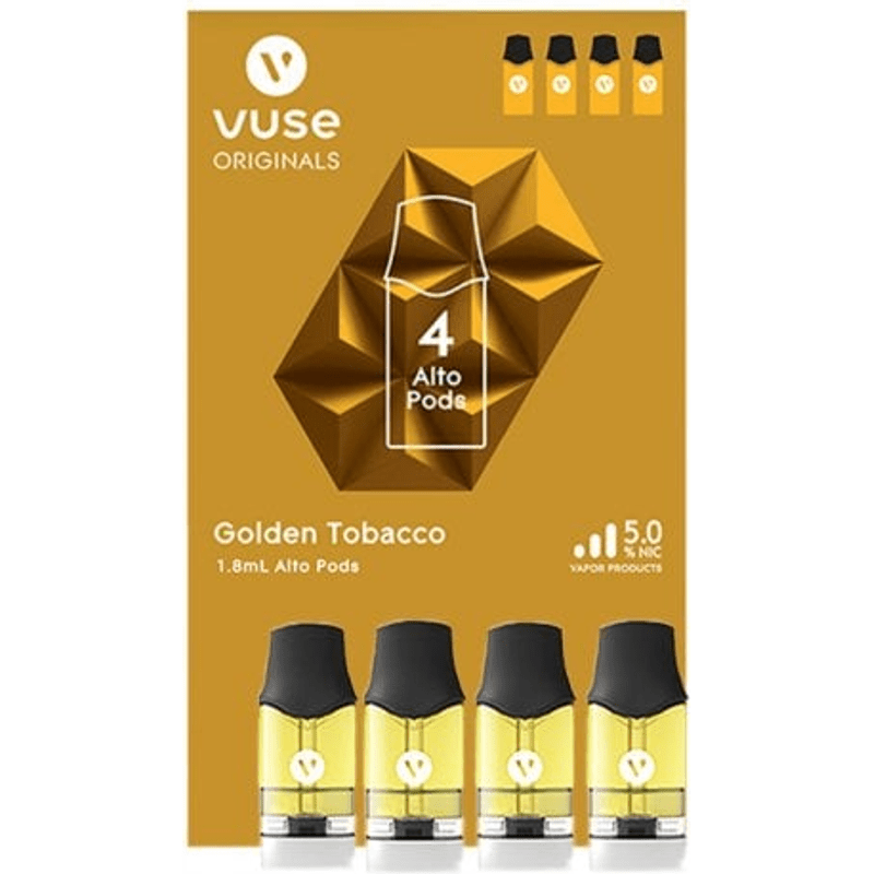 Vuse originals 5 0 nic golden tobacco alto pods