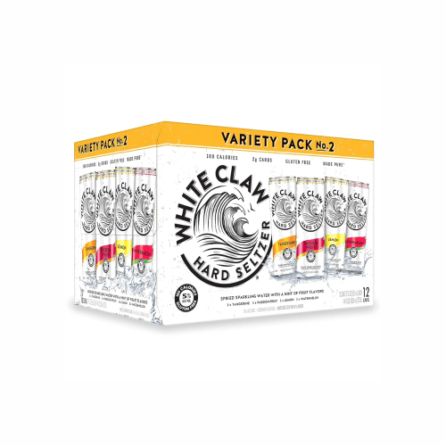 White claw hard seltzer variety pack no 2 12pk12 fl oz slim cans