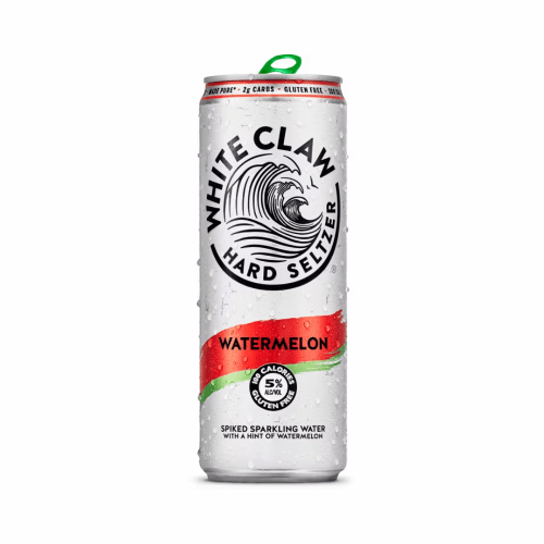 White claw hard seltzer watermelon spiked 6 pack