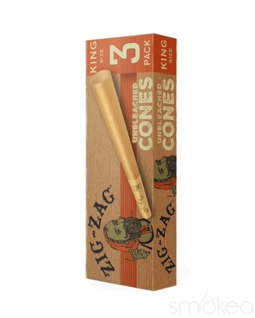 Zig zag king size unbleached paper cones Zig zag king size unbleached paper cones
