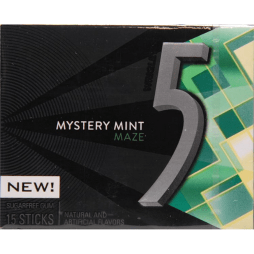 5 Gum Sweet Mint Maze 15 Sticks Pack