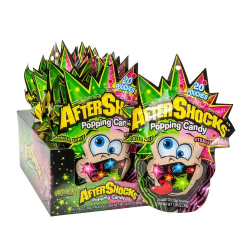 After Shock Shocks Popping Candy - Green Apple Strawberry