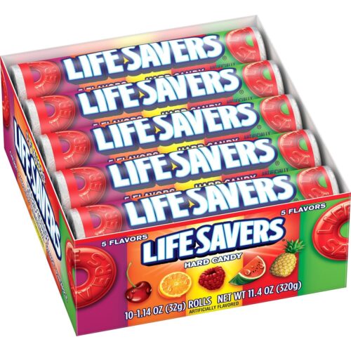 Life savers five flavors hard candy 1 14 ounce