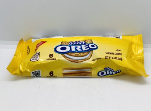 Oreo golden sandwich cookies 68g Oreo golden sandwich cookies 68g