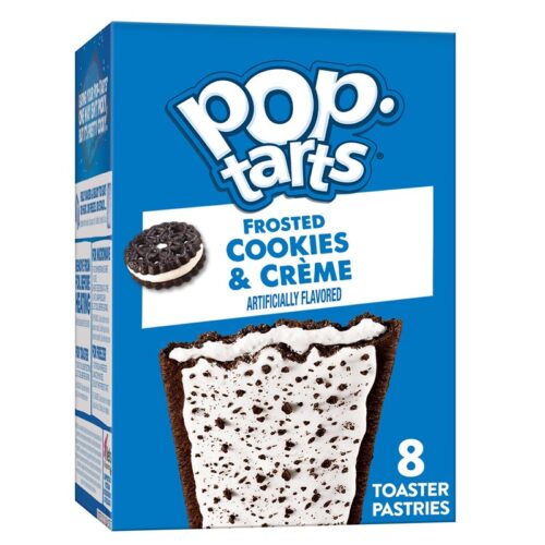 Pop tarts 2x 8pc 384g kelloggs frosted cookies cream toaster pastriessnacks