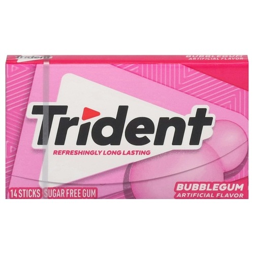 Trident gum sugar free bubblegum