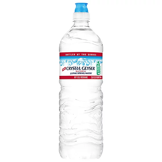 Crystal Geyser Alpine Spring Water  Sport Cap - 700ml