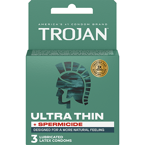 TROJAN ULTRA THIN SPERMICIDAL CONDOMS