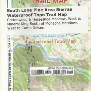 Golden Trout Wilderness High Country Map