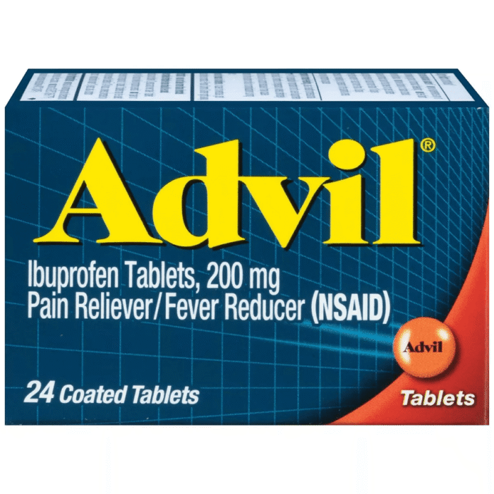 Advil Ibuprofen Pain Reliever Fever Reducer, 200 Mg Coated Tablets Advil Ibuprofen Pain Reliever Fever Reducer, 200 Mg Coated Tablets