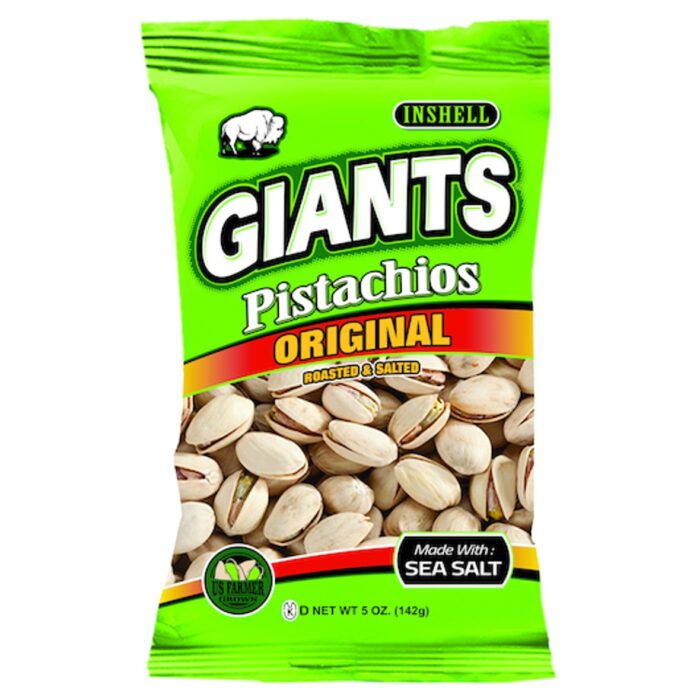 Giants Pistachios, Original, Roasted & Salted Giants Pistachios, Original, Roasted & Salted