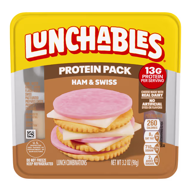 Lunchables Ham & Swiss Protein Pack 3.2OZ