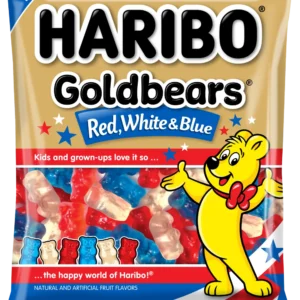Haribo Red, White & Blue Goldbears Gummi Candy 4 Oz Bag
