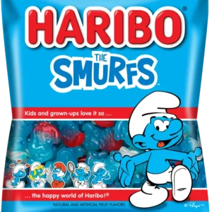 Haribo Smurfs Gummi Candy 4 Oz Bag