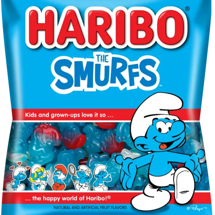 Haribo Smurfs Gummi Candy 4 Oz Bag Haribo Smurfs Gummi Candy 4 Oz Bag