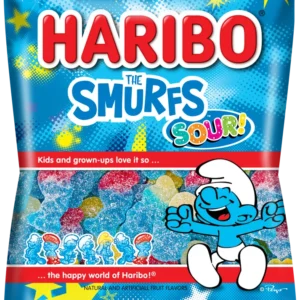 Haribo Sour Smurfs Gummi Candy 4 Oz Bag
