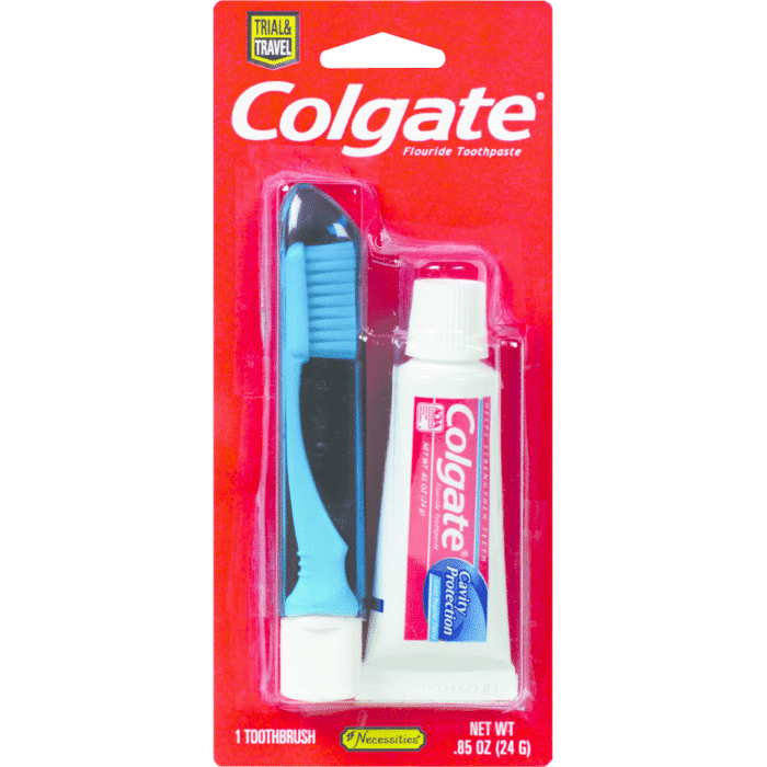 Lil' Necessities Colgate Toothbrush & Toothpaste Travel Pack Lil' Necessities Colgate Toothbrush & Toothpaste Travel Pack