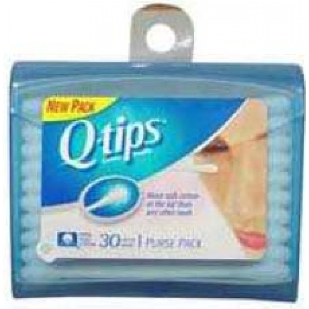 Q-tips Blue Purse Pack Cotton Swabs - 30ct