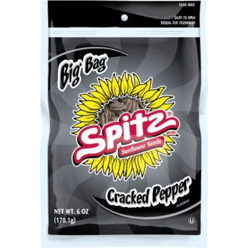 Spitz Big Bag Cracked Pepper Sunflower Seeds 170.1g