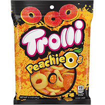 Trolli Peachie O's 3.5Oz Bag