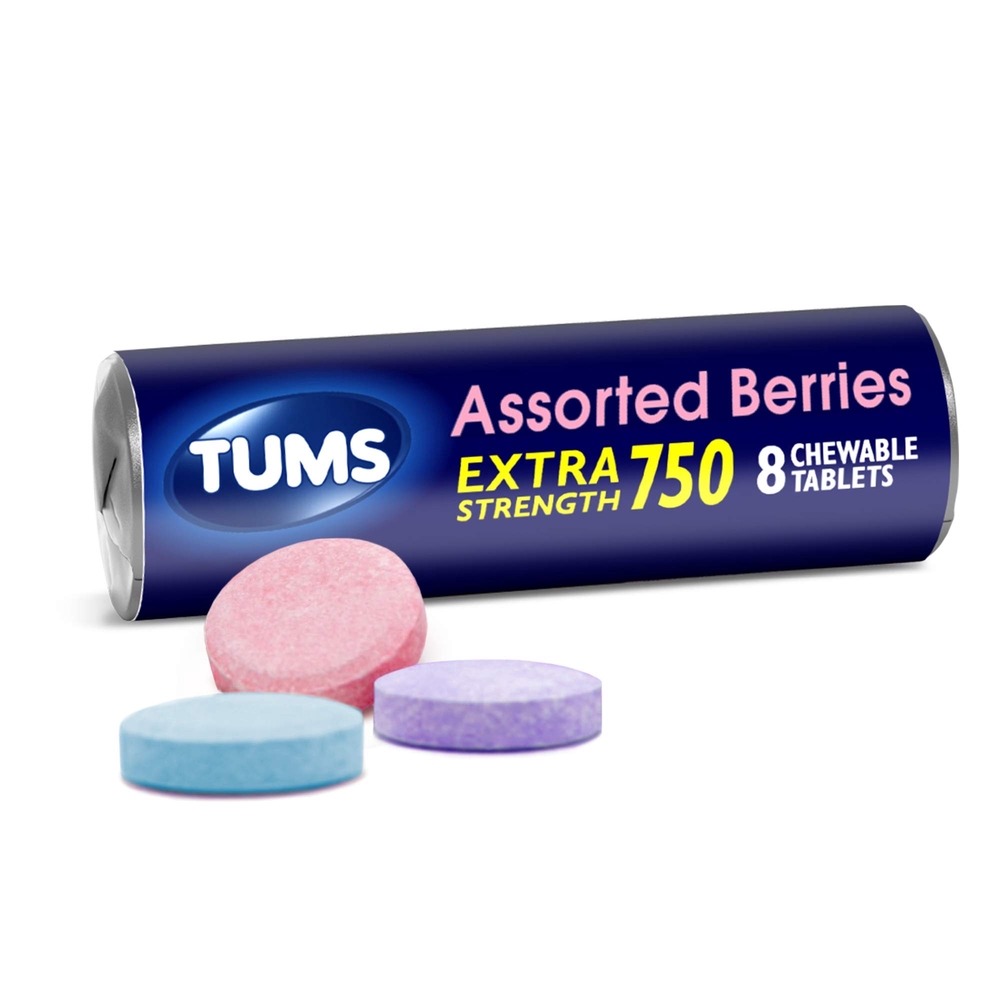 Tums Chewable Ultra Strength Antacid Tablets