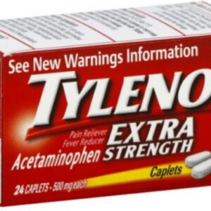 Tylenol Extra Strength Caplets With 500 Mg Acetaminophen, Pain Reliever & Fever Reducer