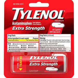 Tylenol Extra Strength Pain Reliever Fever Reducer