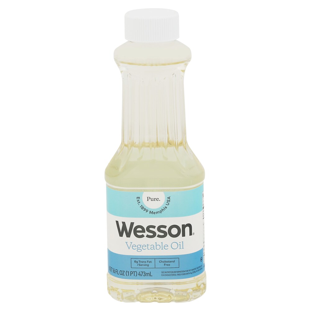 Wesson Vegetable Oil, Pure 16 Fl Oz