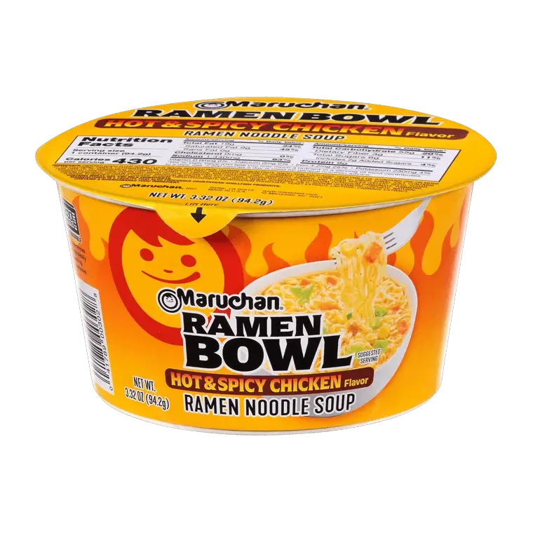 Maruchan Hot & Spicy Chicken Flavor Bowl 1 Pack